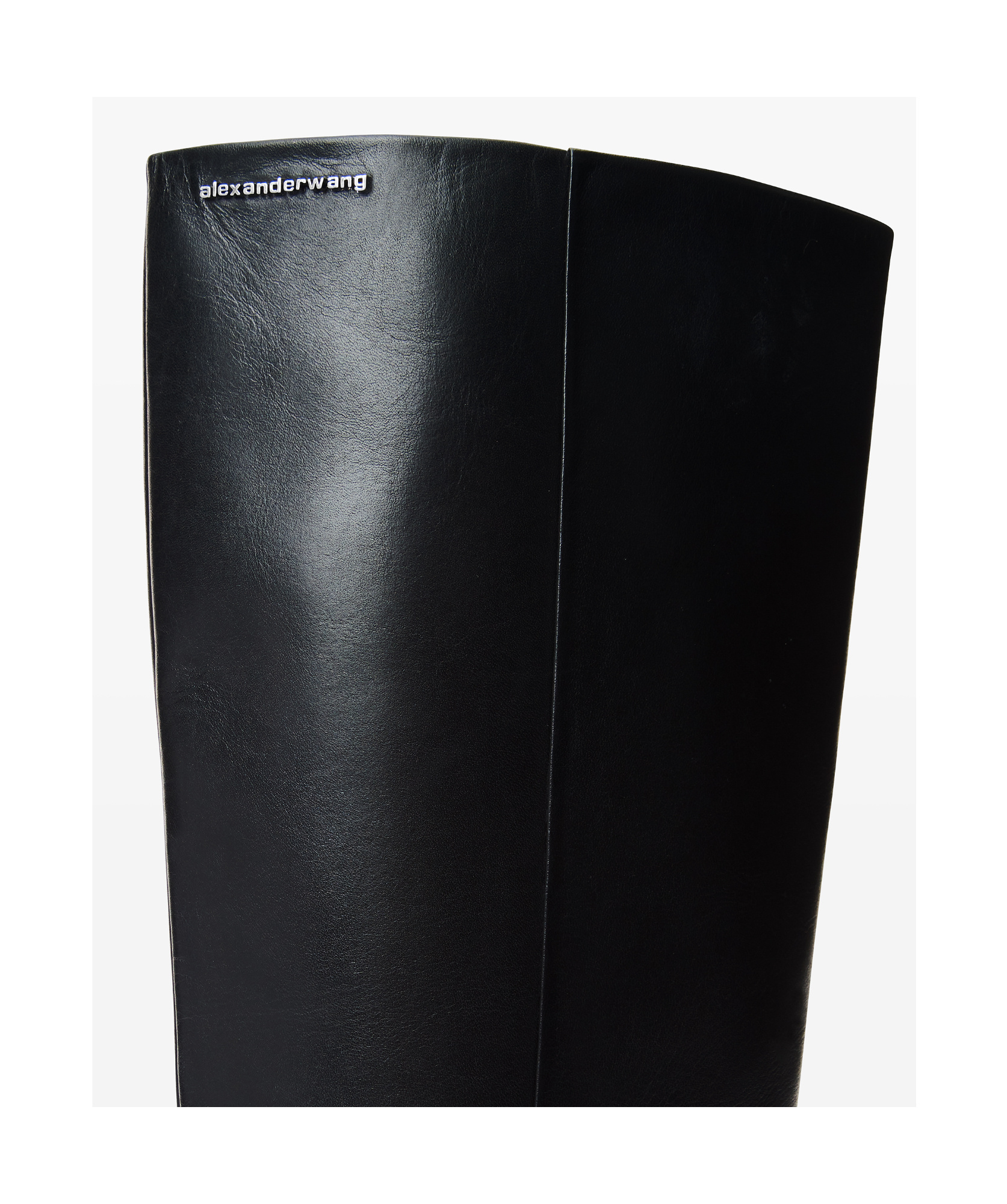Alexander Wang Diablo Tall Boot With Open Back In Leather In Black