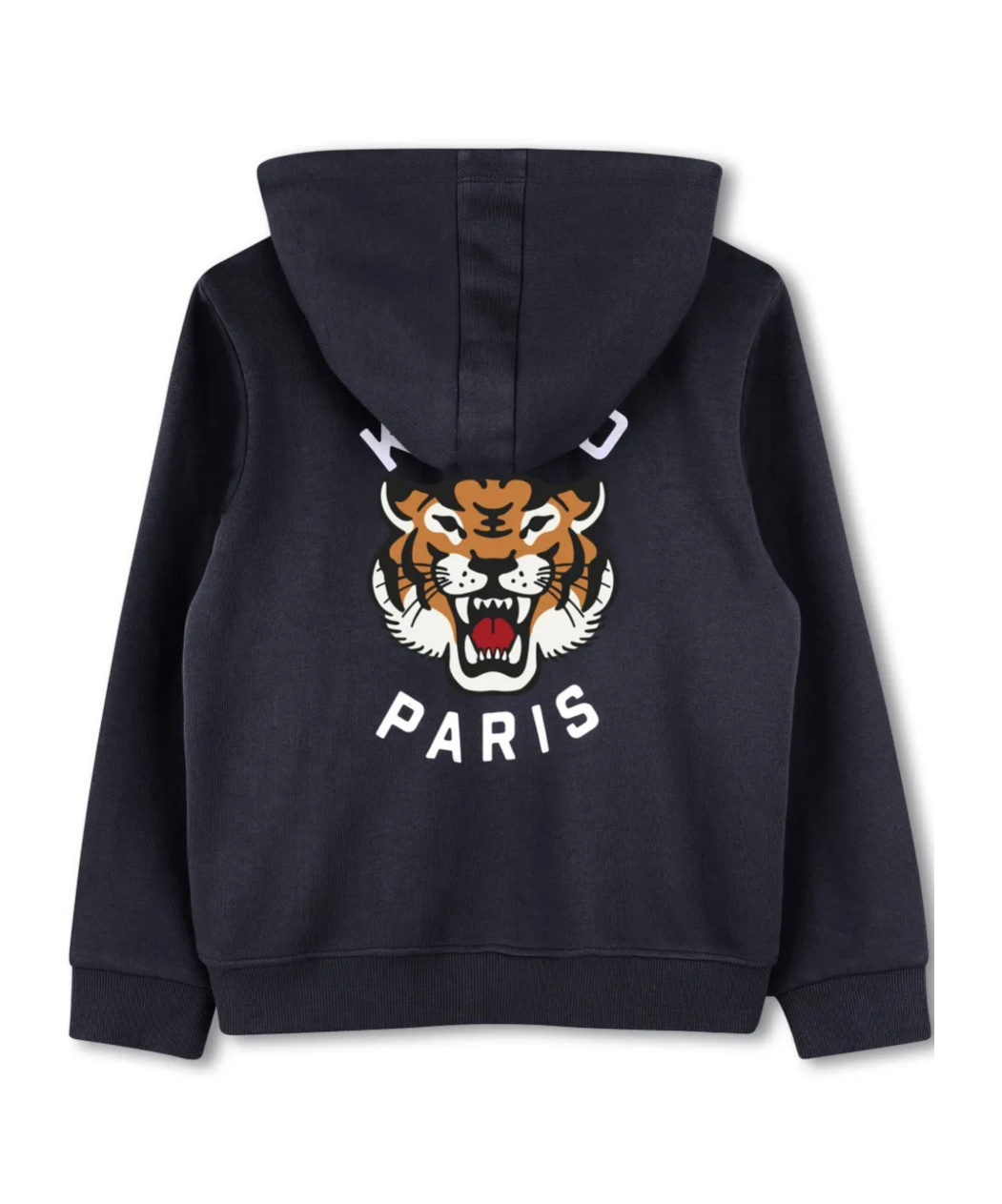 Kenzo Logo-print Hoodie In Black