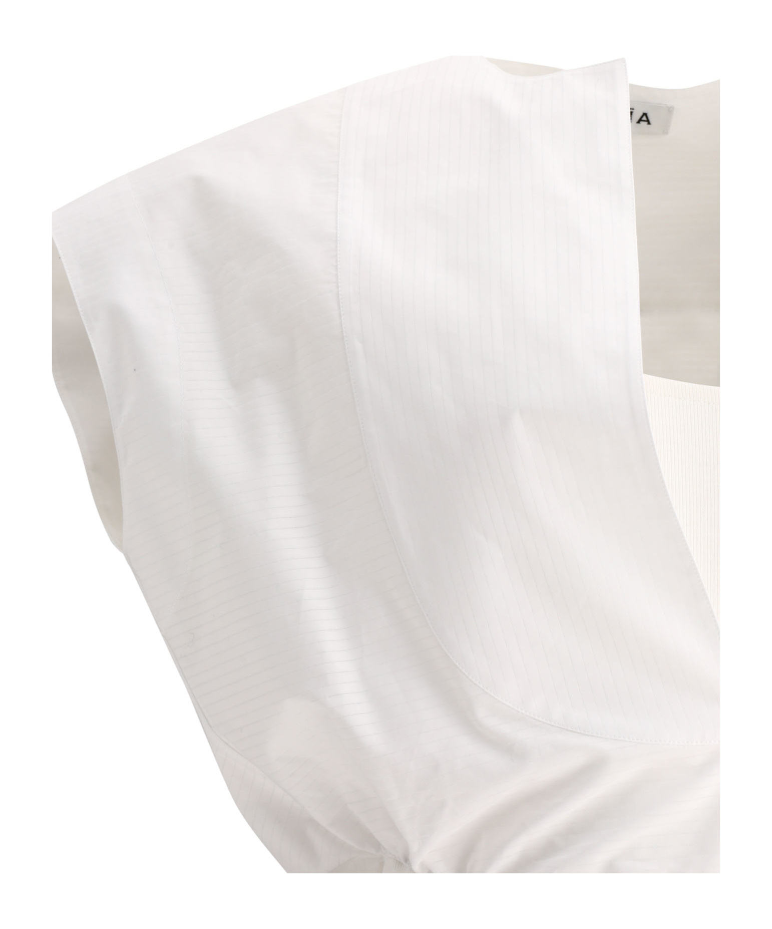 Alaïa V-neck Sleeveless Bodysuit In White