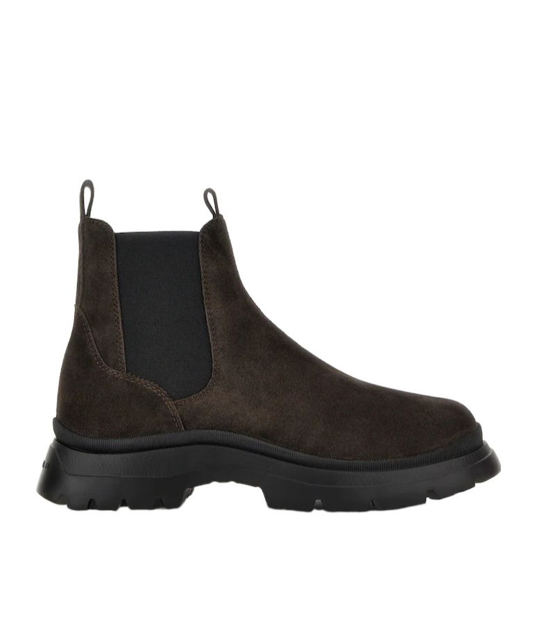 Hogan H692 Ankle Boots In Brown