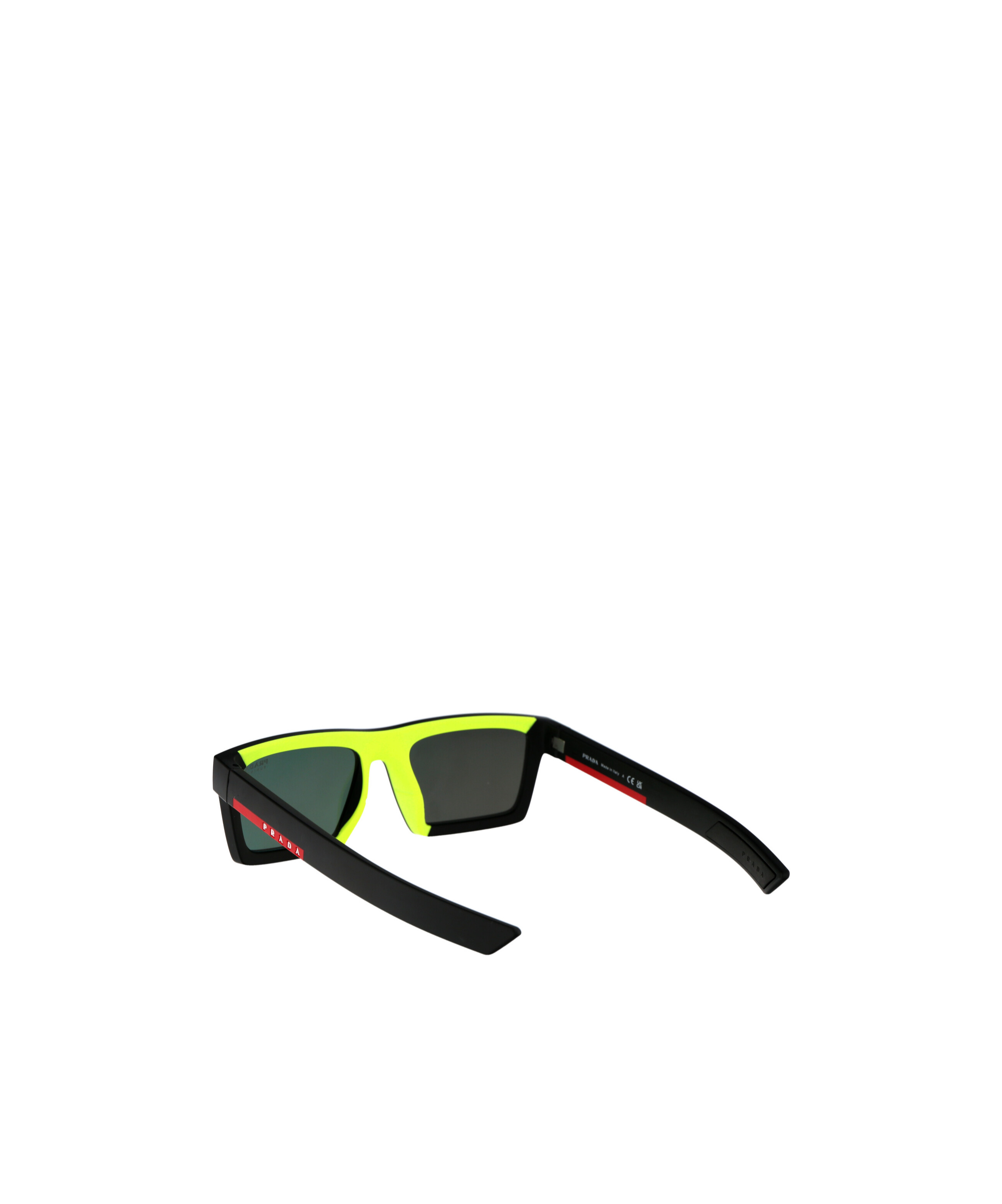 Prada Eyewear Rectangular Frame Sunglasses In Black
