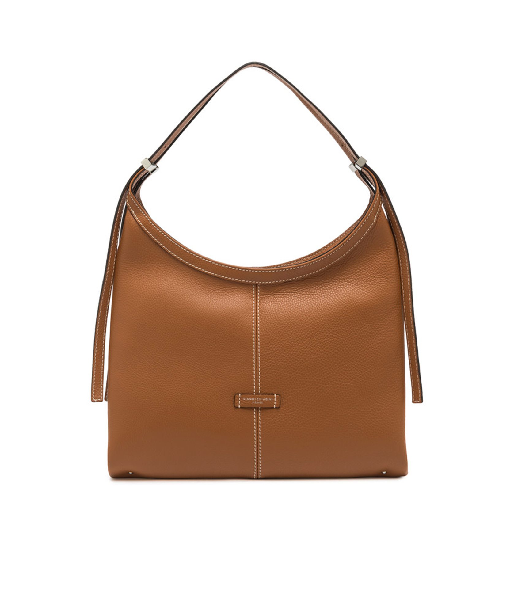 Gianni Chiarini Norma Zipper Handbag In Brown