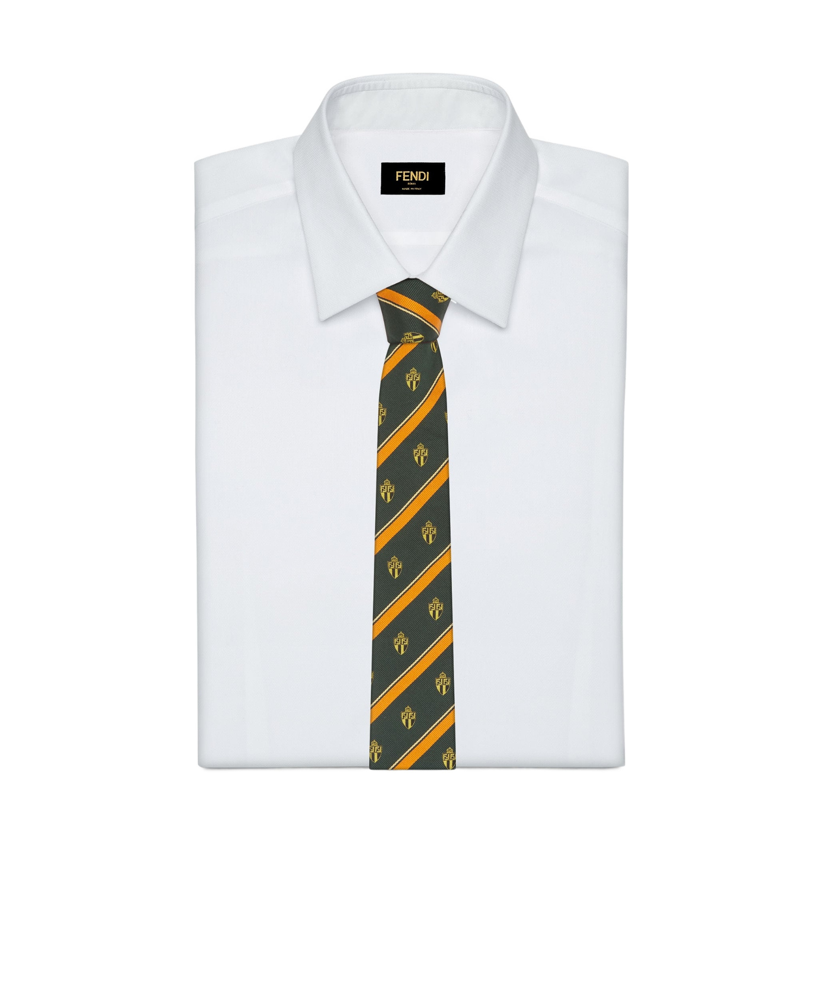 Fendi Pointed Tie In Black