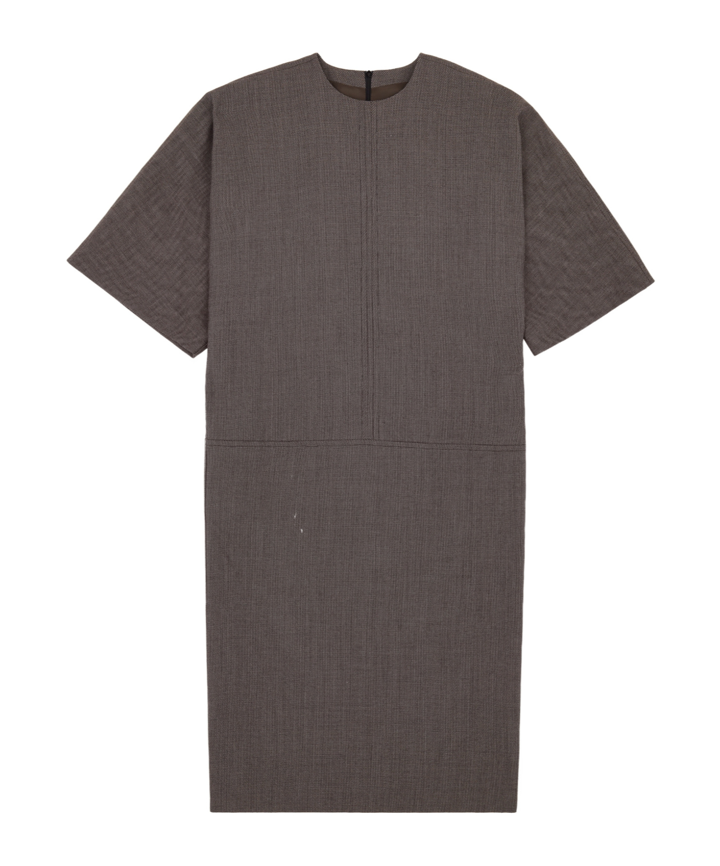 Mm6 Maison Margiela Textured Midi Dress In Multi