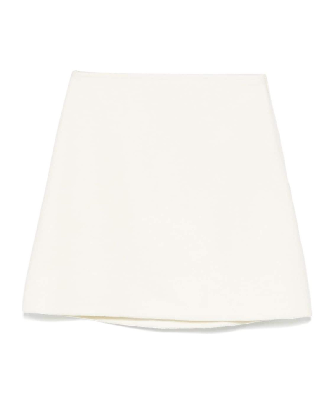 Shop Ermanno Scervino Wool Mini Skirt In White