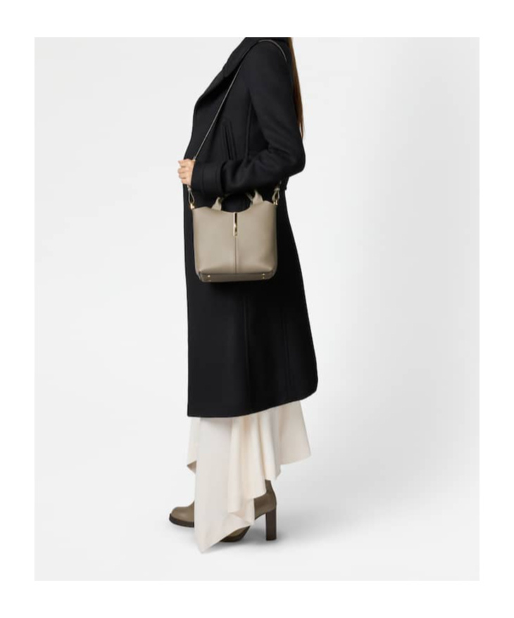 Tod's Mini Leather Tote Bag In Brown