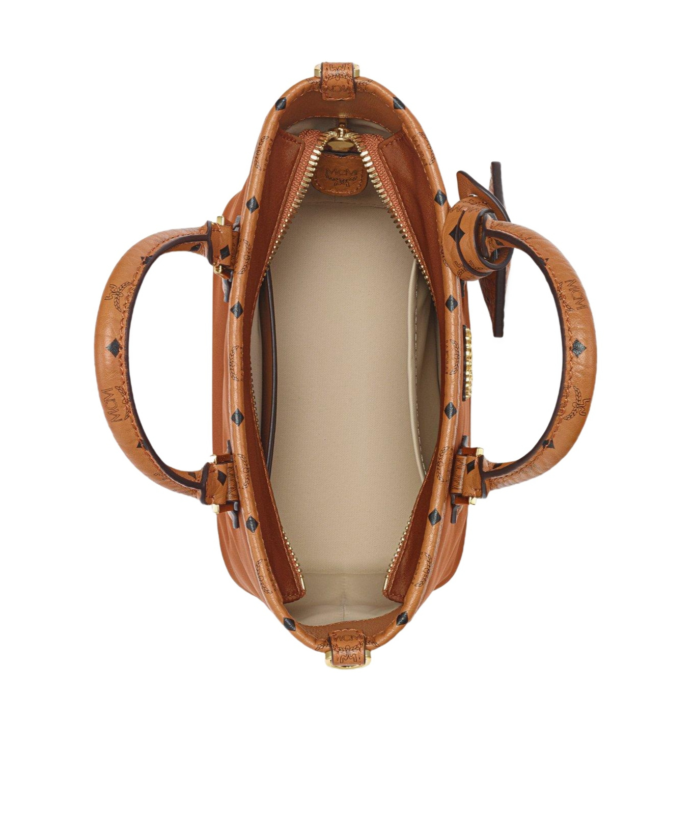 Mcm Aren Shoulder Bag In Brown
