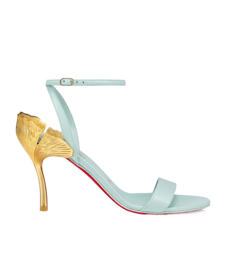 Christian Louboutin Ginko Girl High-heeled Sandals In Green