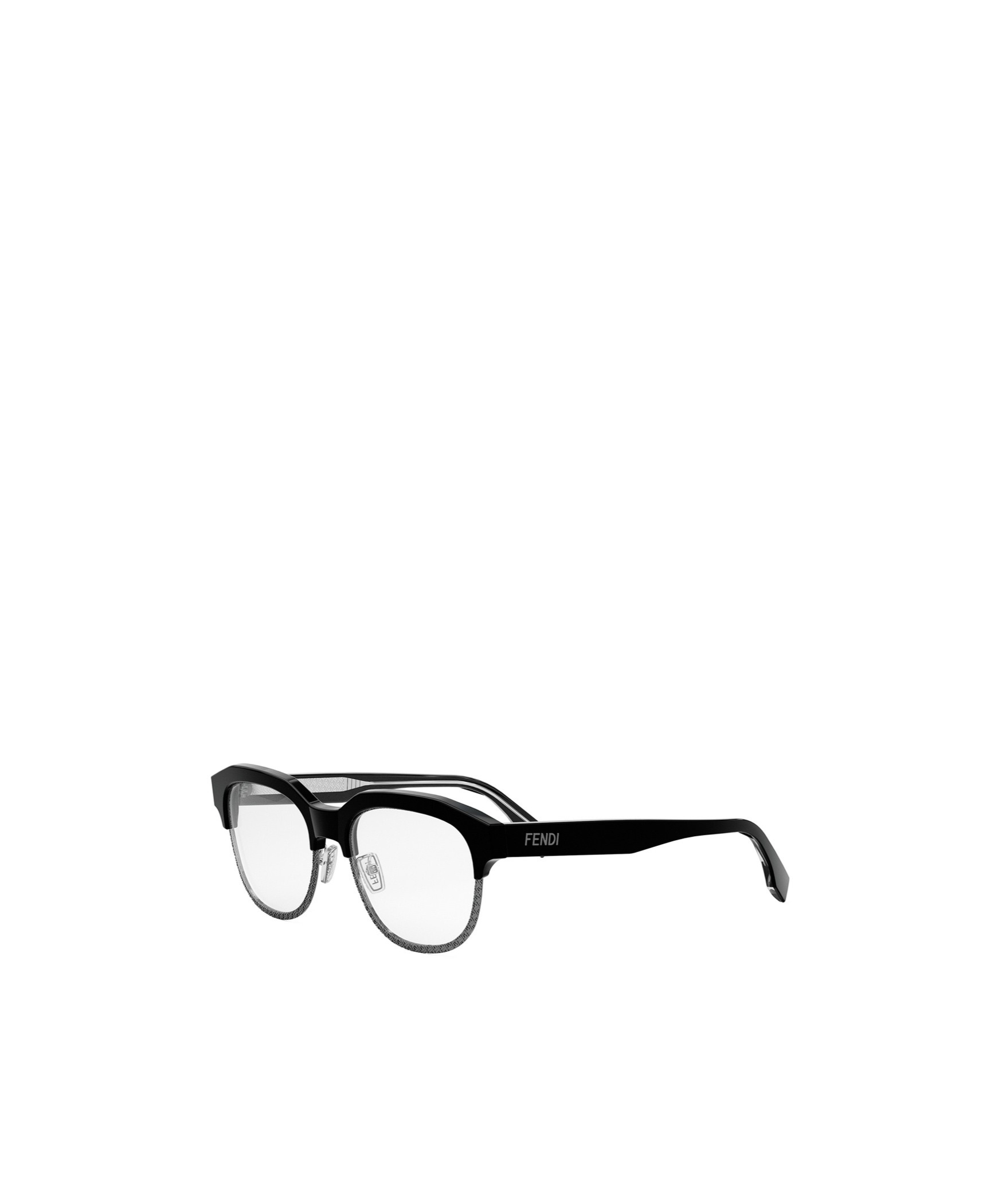 Fendi Eyewear Round Frame Glasses In White