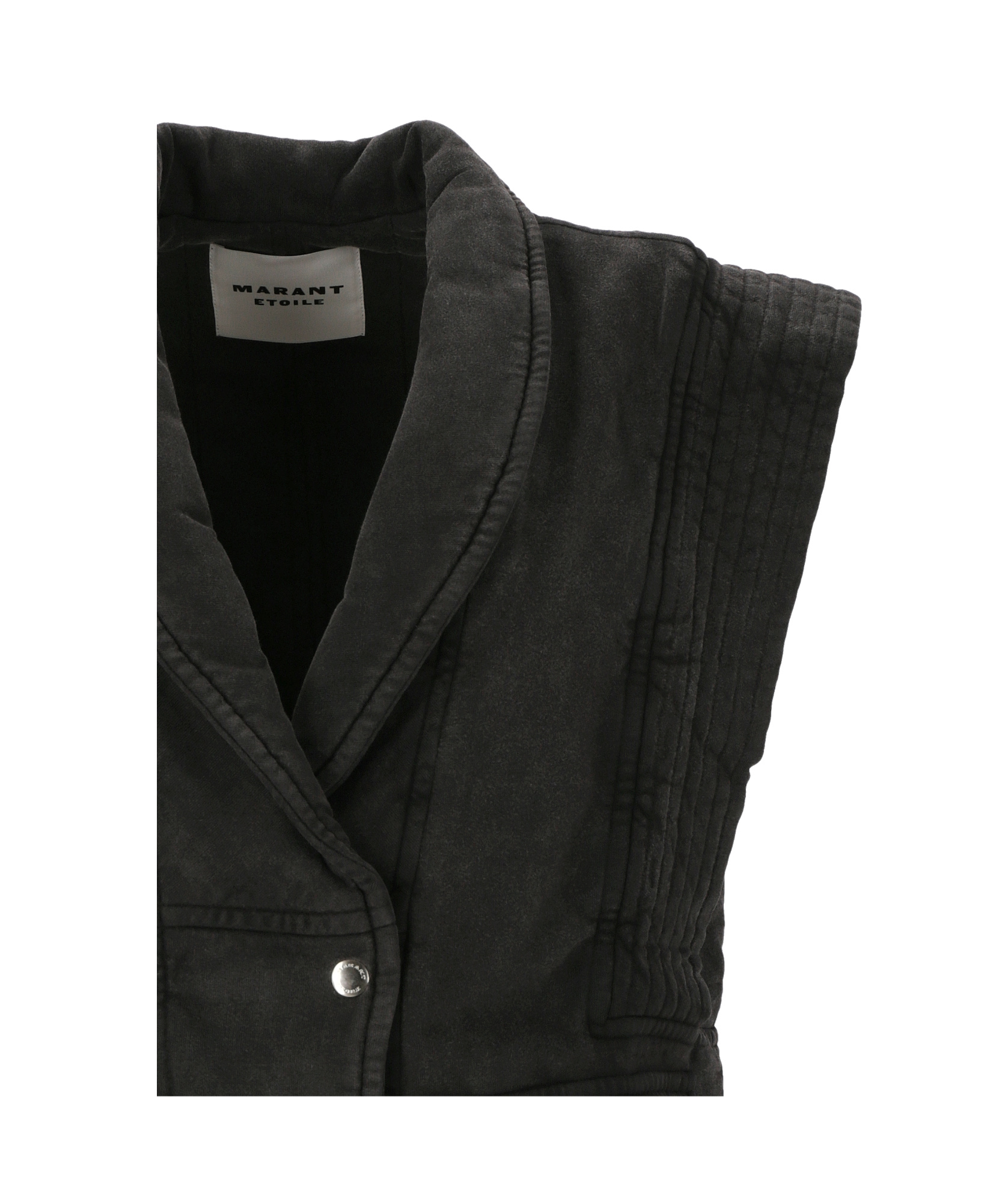 Shop Isabel Marant Étoile Naelle Vest In Black