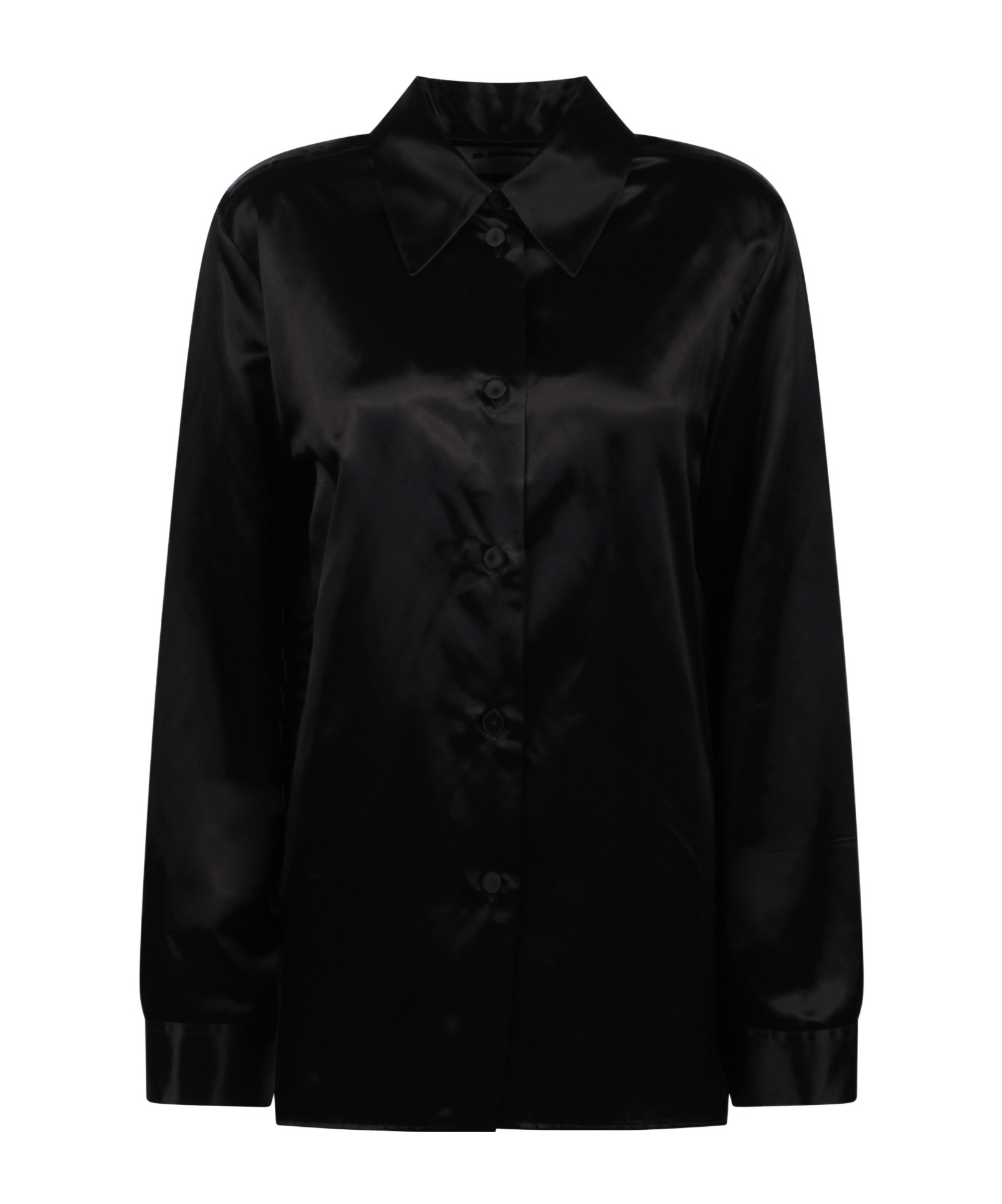 Shop Jil Sander Striped Shirt In Black
