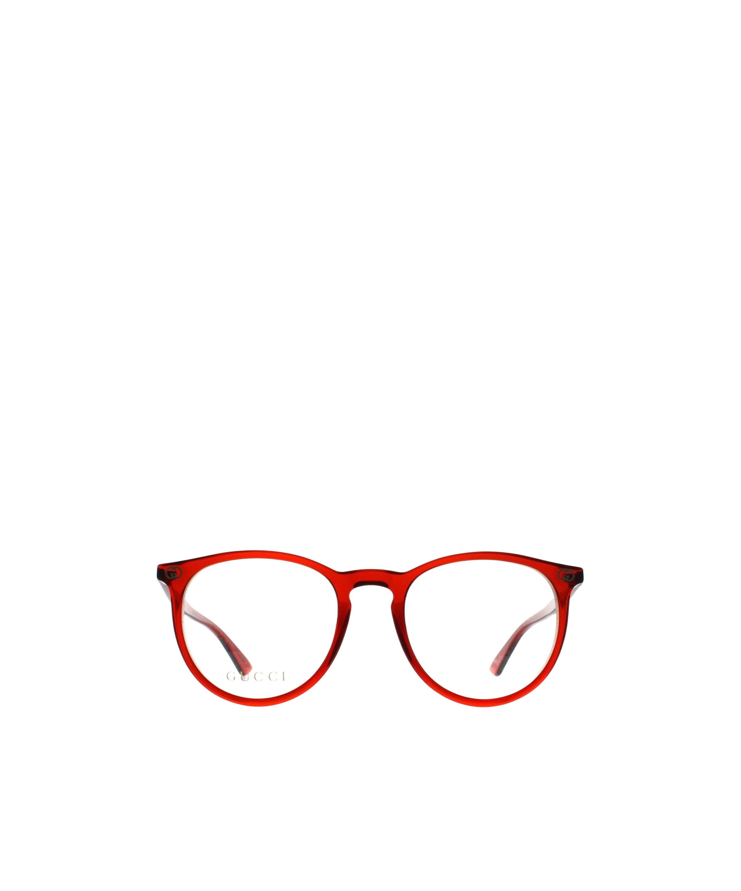 Gucci Geometric Flat Mirror In Red