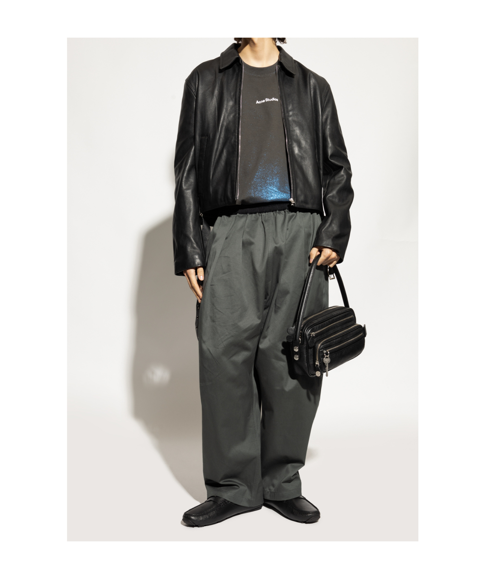Bally Pilot Driver Leather Loafers In Black