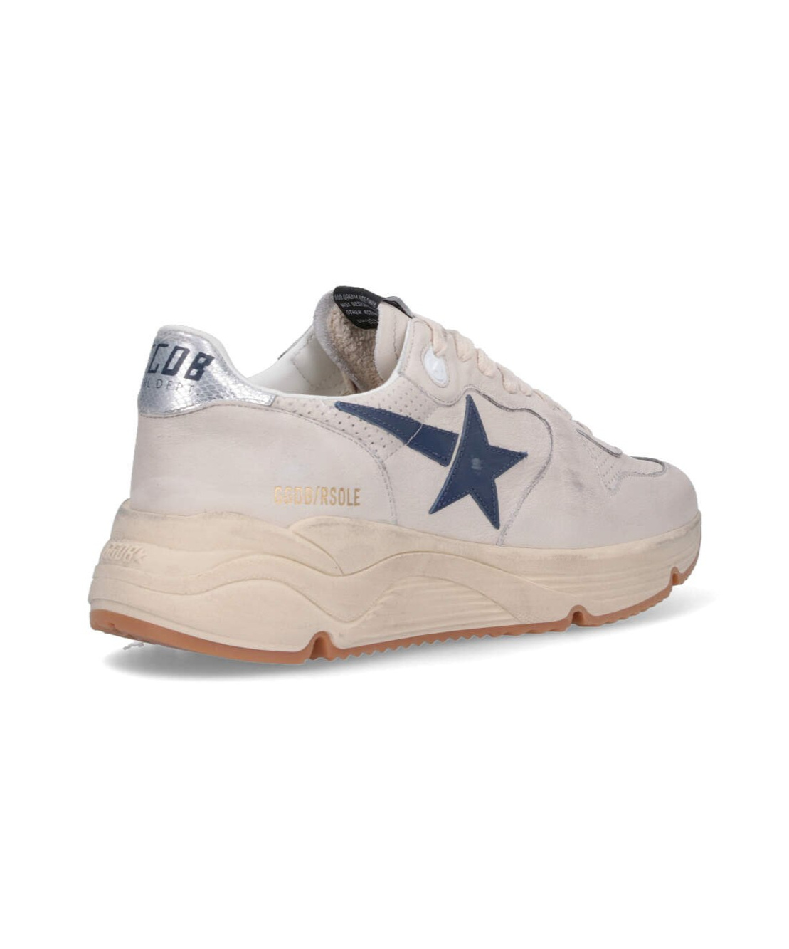 Golden Goose Running Sole Sneakers In White