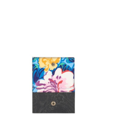 Etro Paisley Wallet With Floral Print