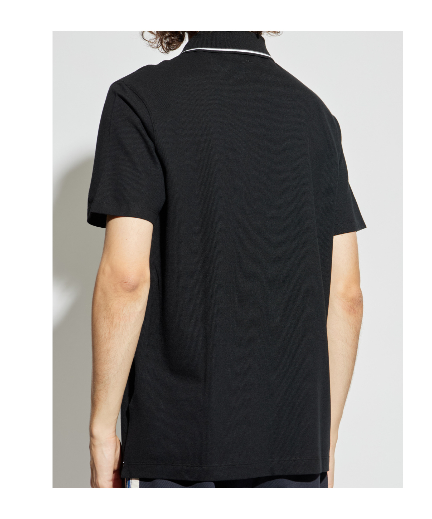 Paul & Shark Contrasting-trim Polo Shirt In Black