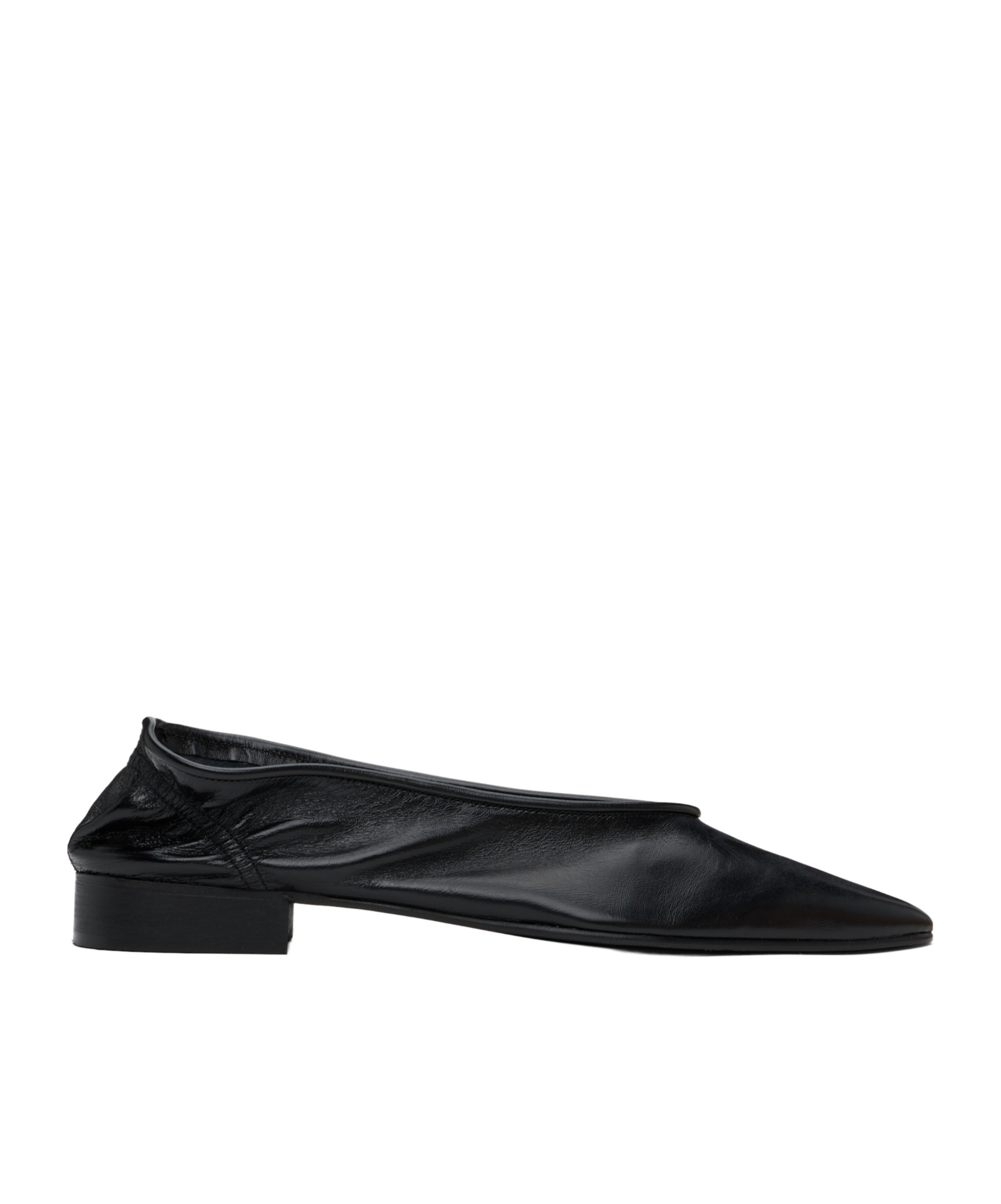 By Far Pointed Ballet Shoes In Black