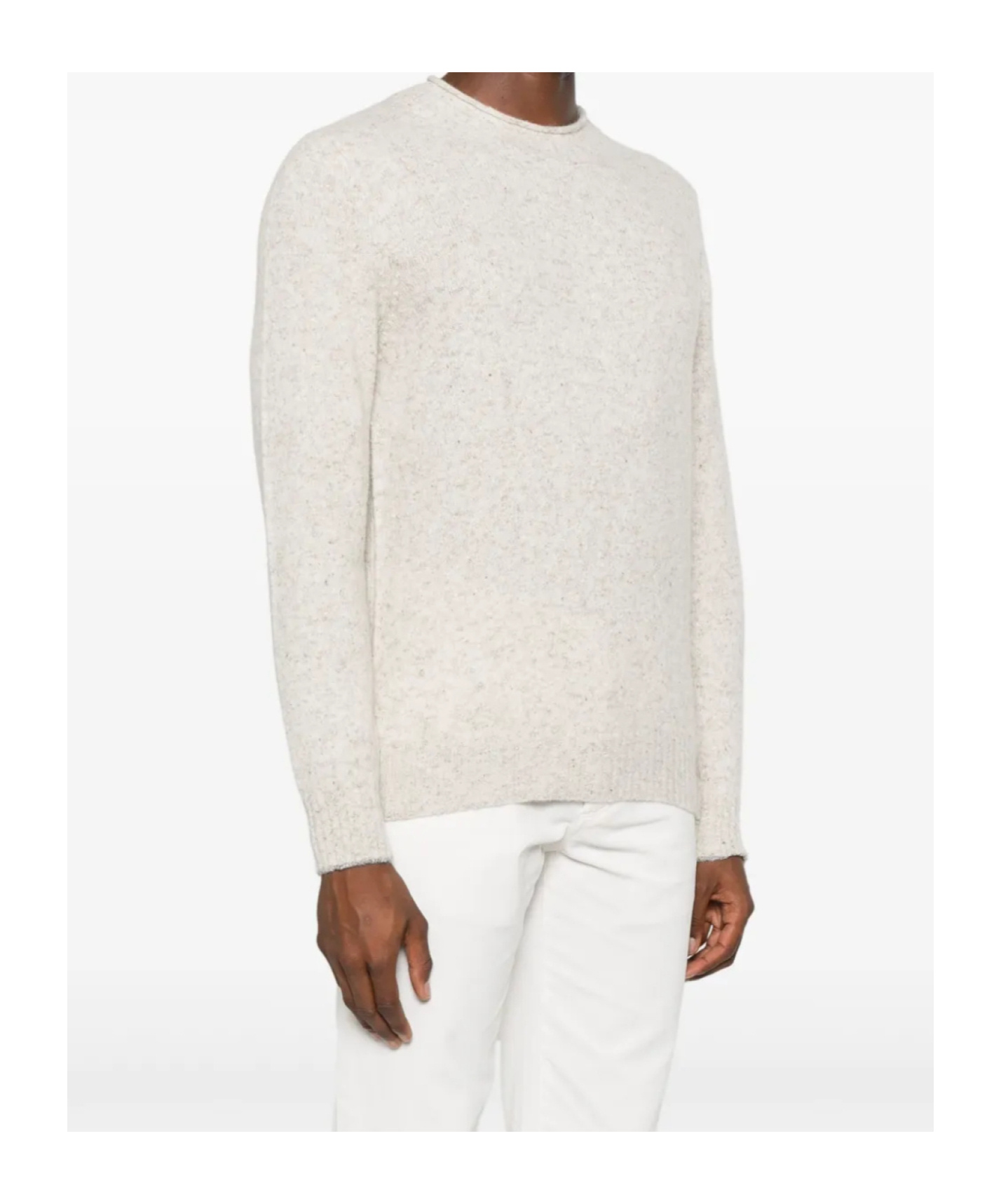 Brunello Cucinelli Soft Wool And Cashmere Sweater In Gray