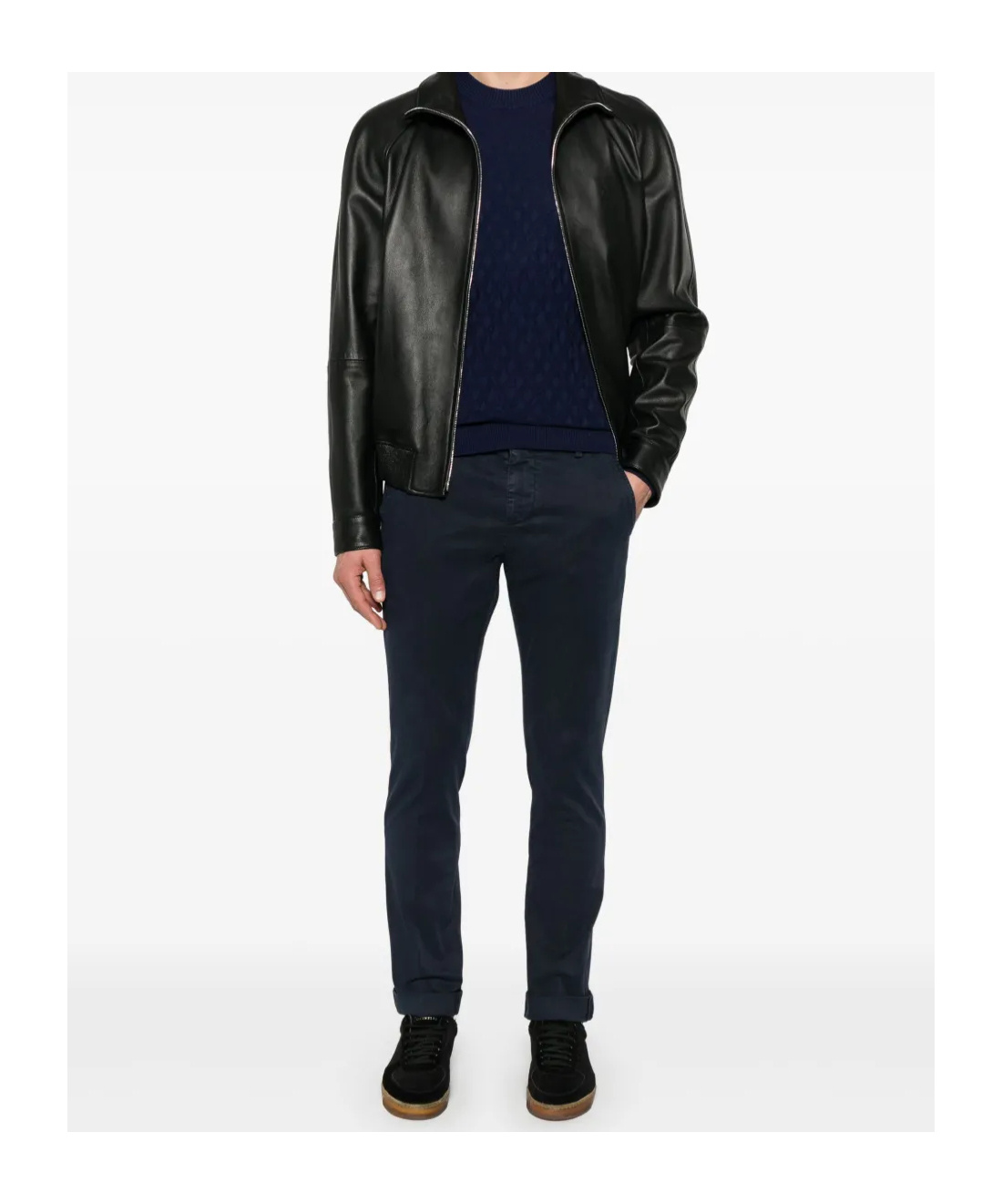 Dondup Gaubert Tapered Trousers In Blue