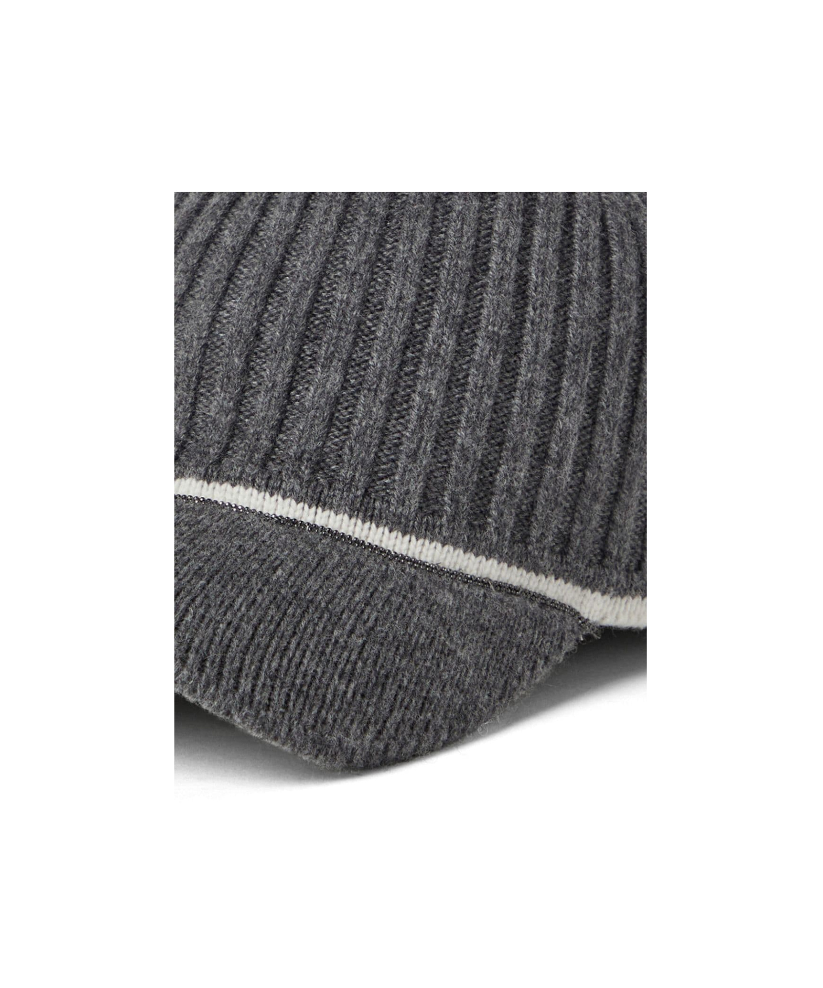 Brunello Cucinelli Knitted Cap In Black