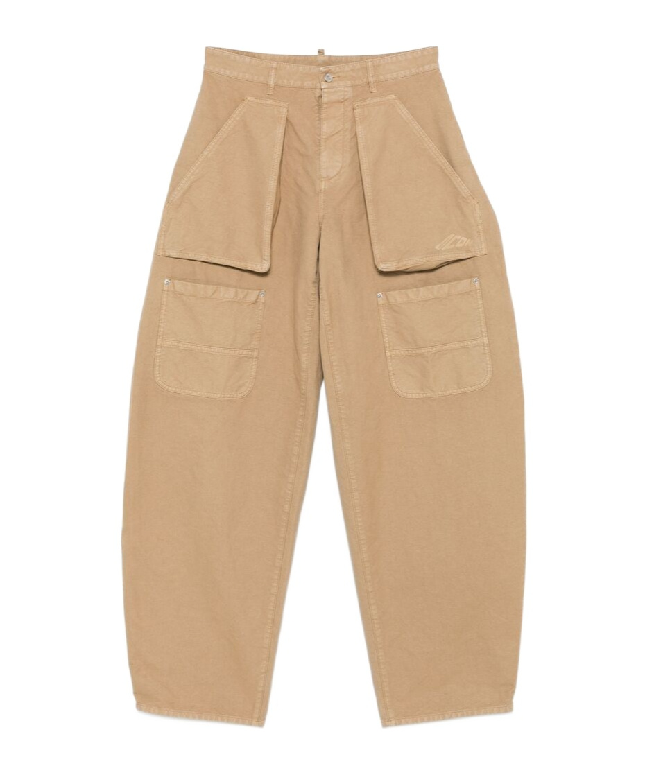 Dsquared2 Belt-loop Casual Pants In Nude