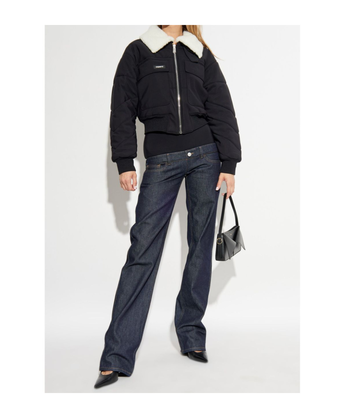 Coperni Long-sleeved Casual Jacket In Black