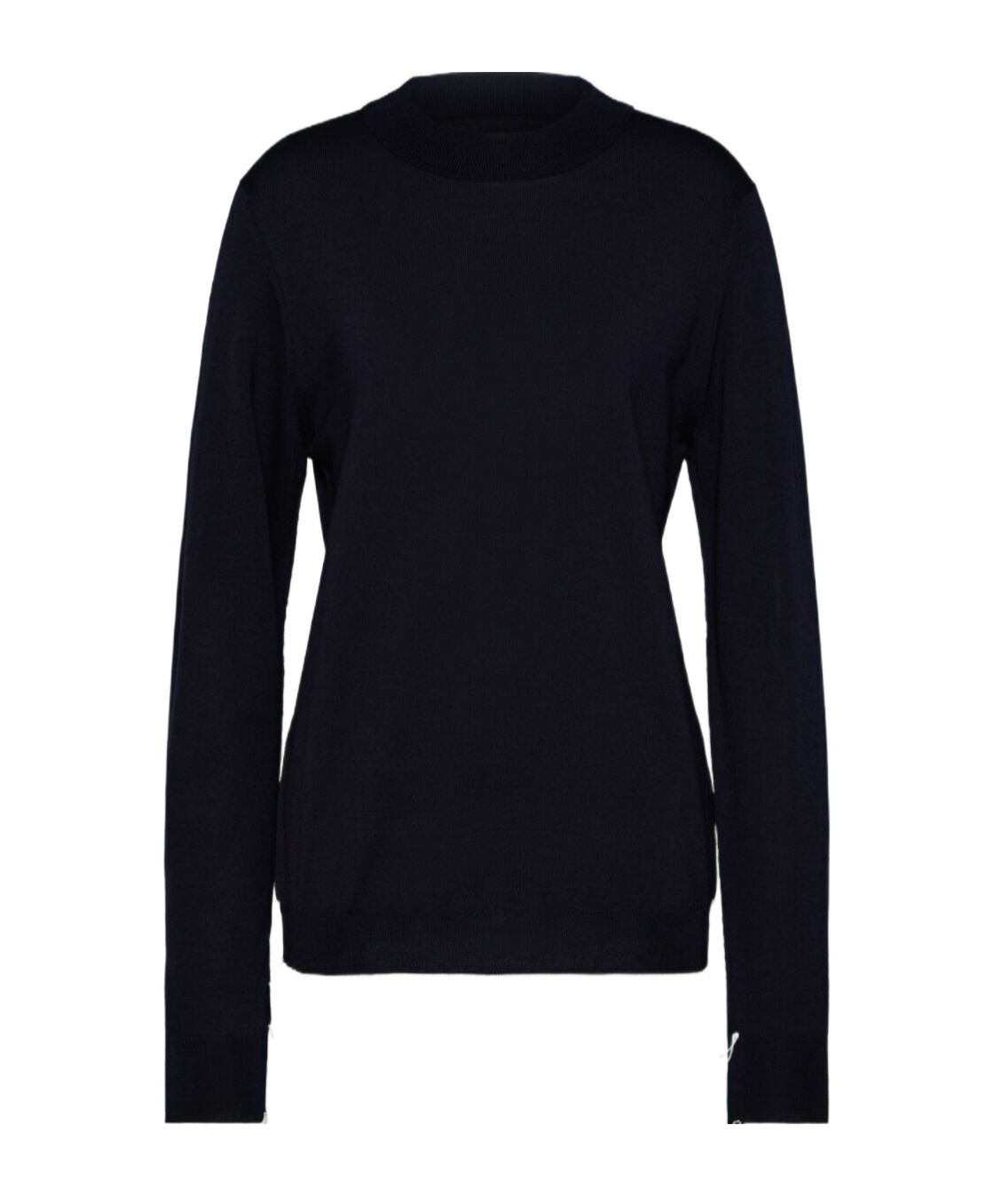 Maison Margiela Merino Wool Sweater Woman Black In Black