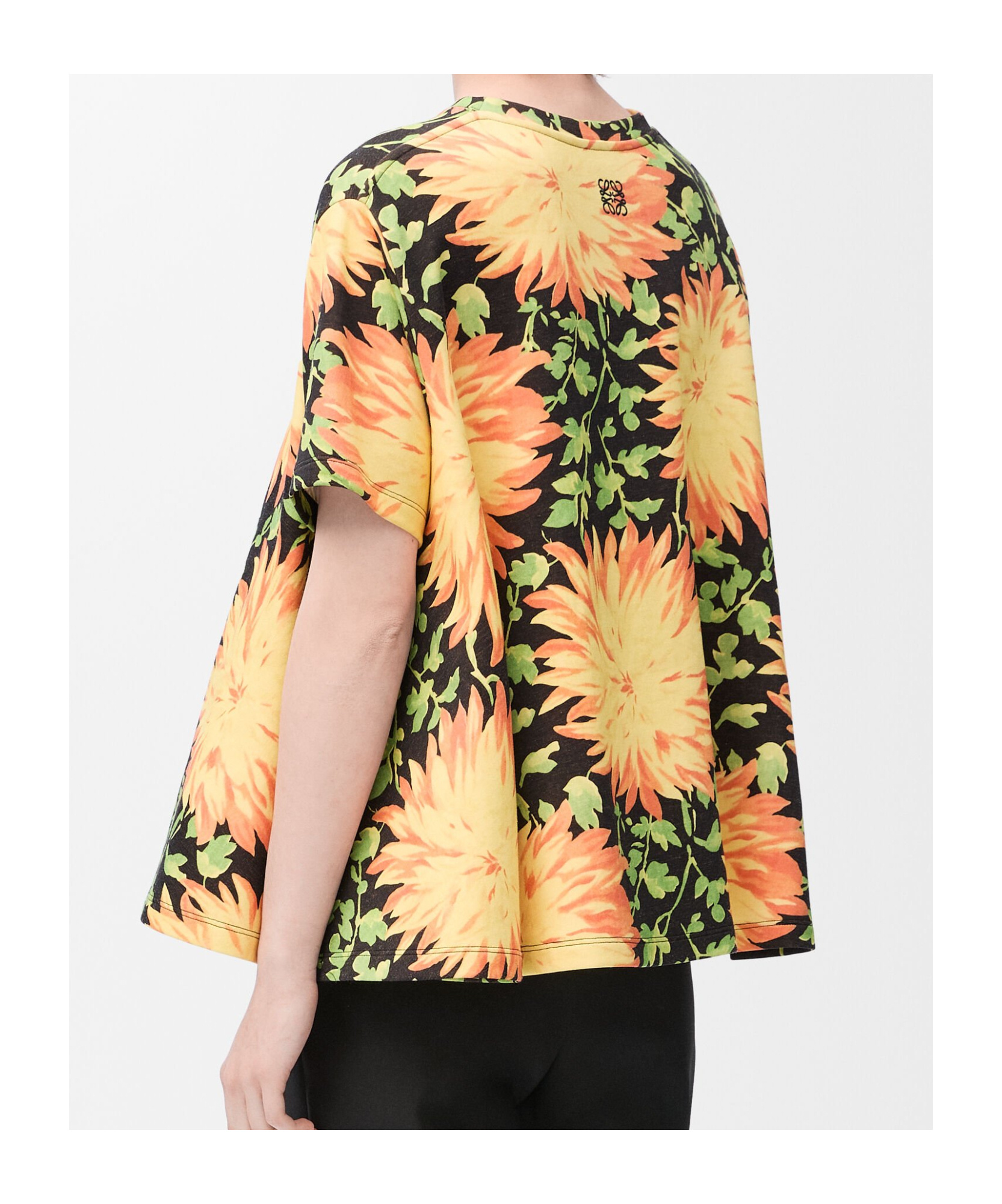 Loewe Trapeze Top In Cotton Blend In Multicolor