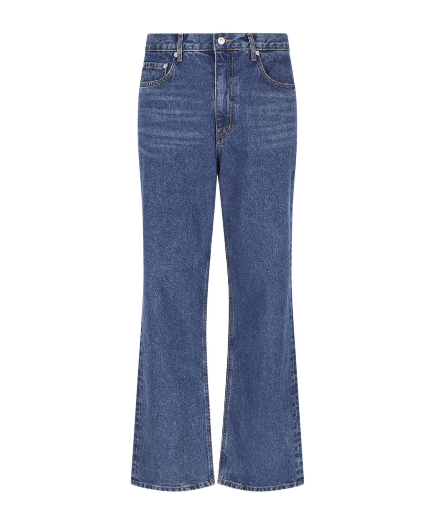 Dunst Blue Low-rise Jeans In Blue