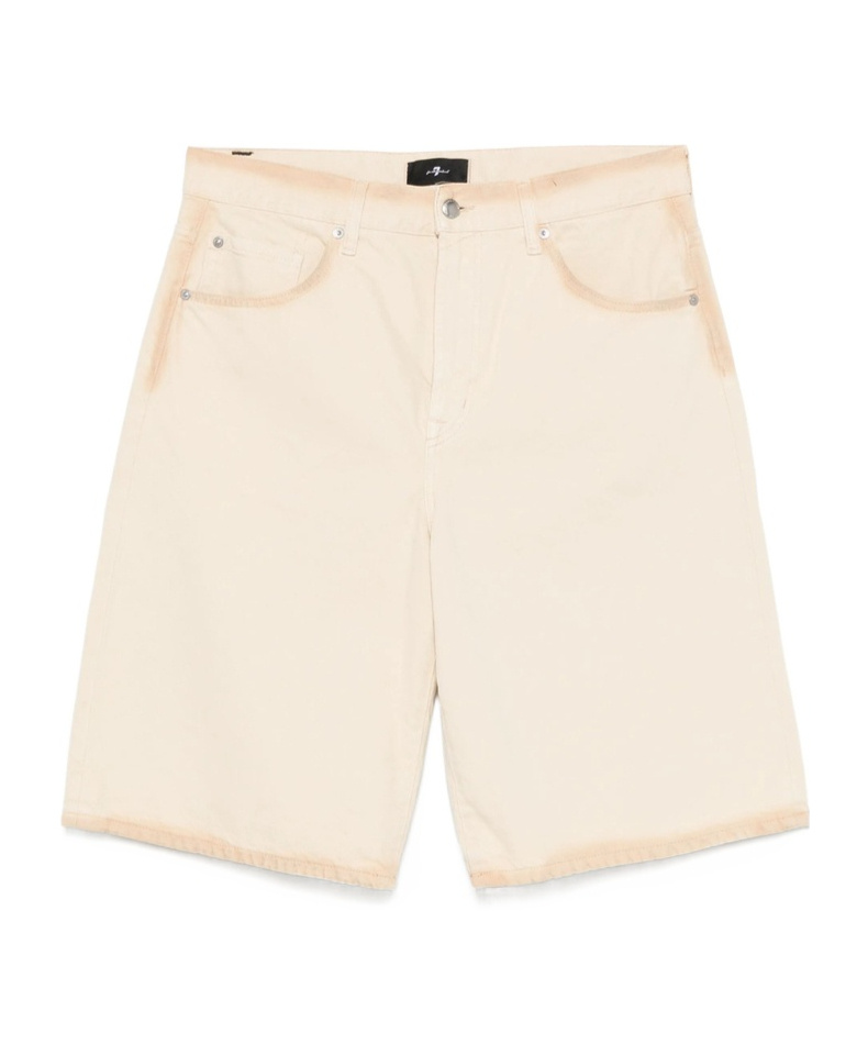 7 For All Mankind Denim Shorts With Belt Loops