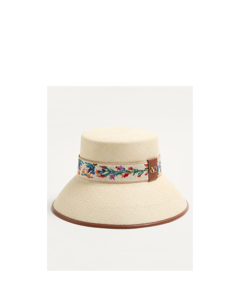 Shop Valentino Antibes Sun Hat In Nude