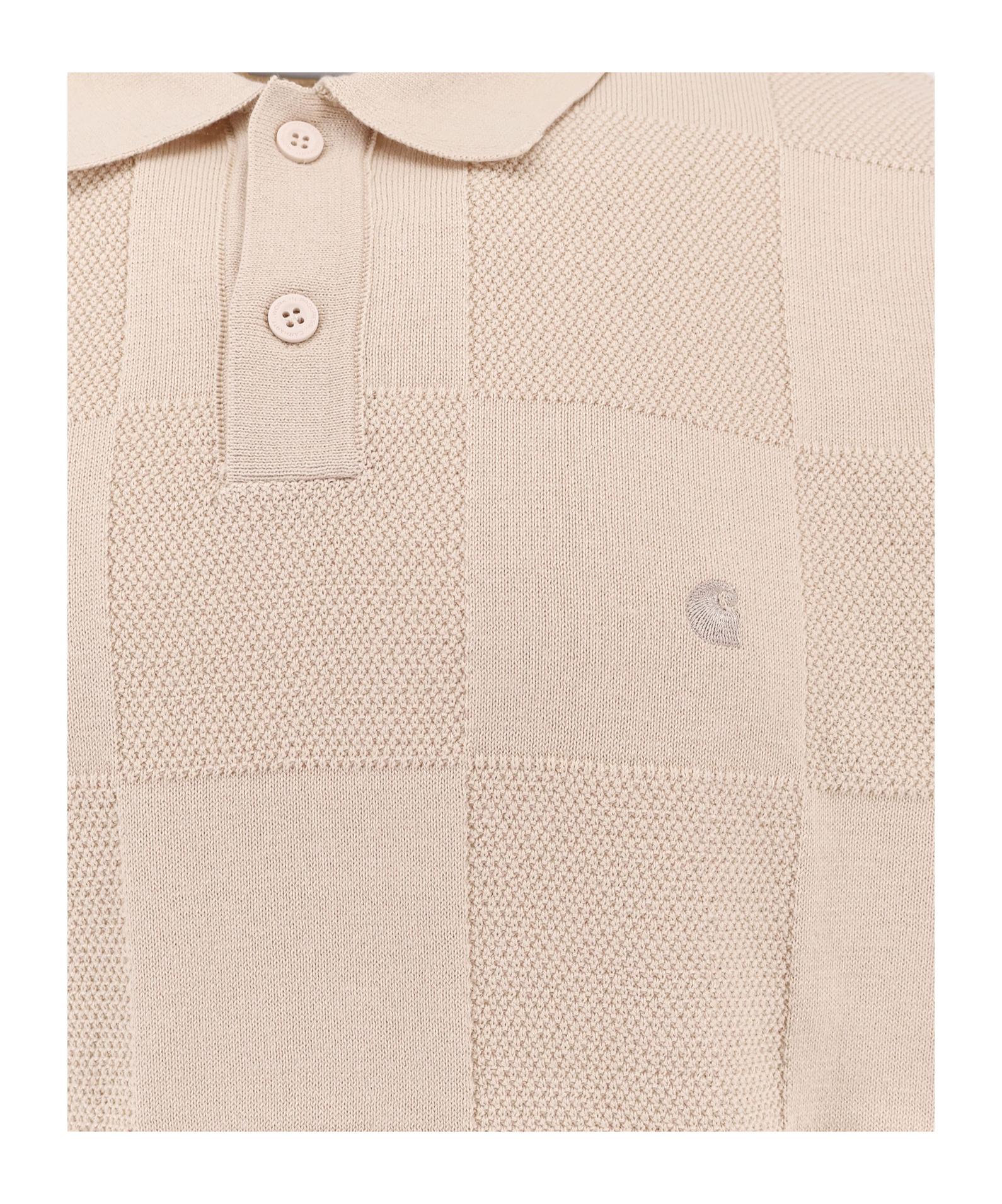 Carhartt Short-sleeved Polo Shirt In Nude