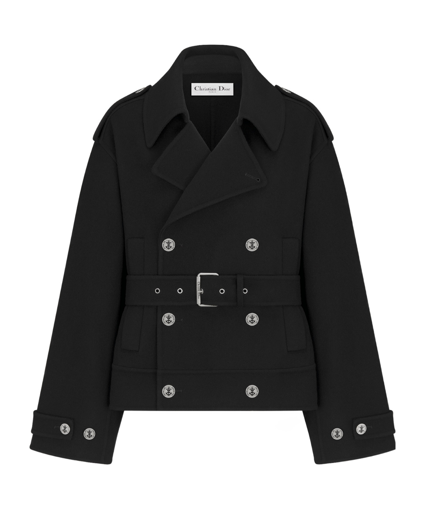 Dior Oversize Coat In Black
