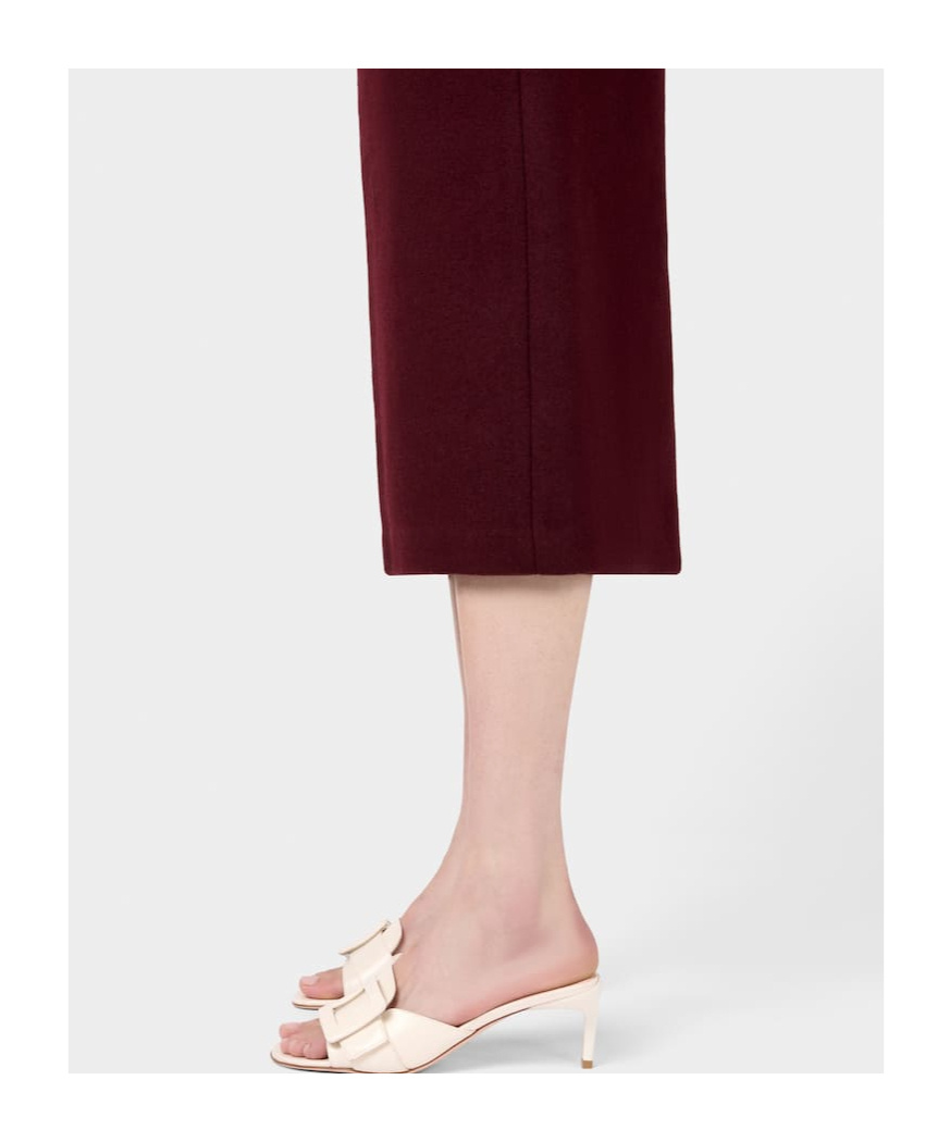ROGER VIVIER VIV' CANARD MULES IN LEATHER