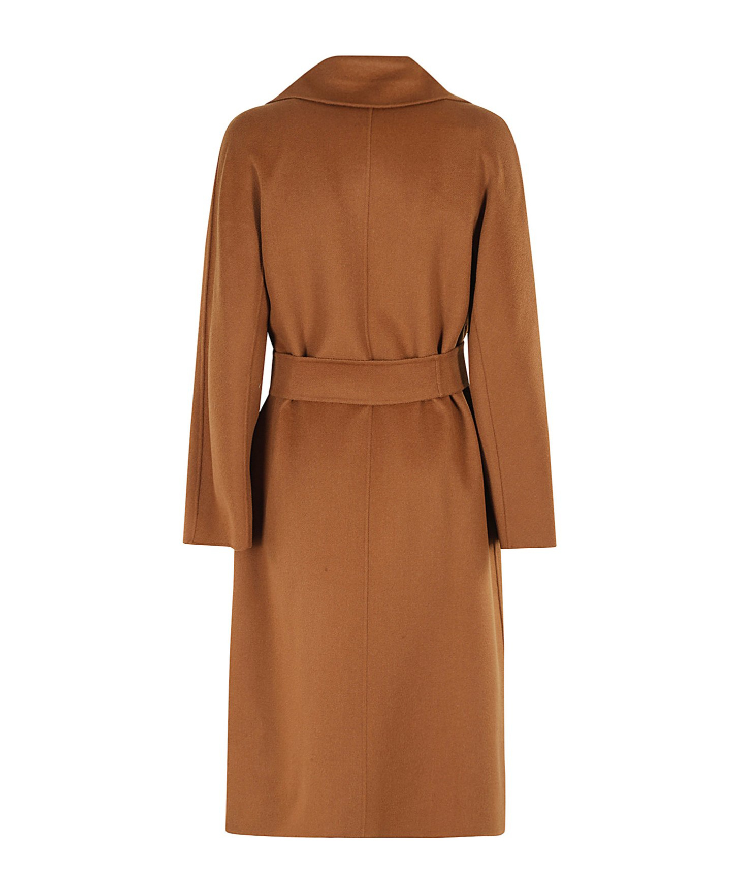 Max Mara Studio Woman Coat Mandarin Size 8 Virgin Wool In Orange