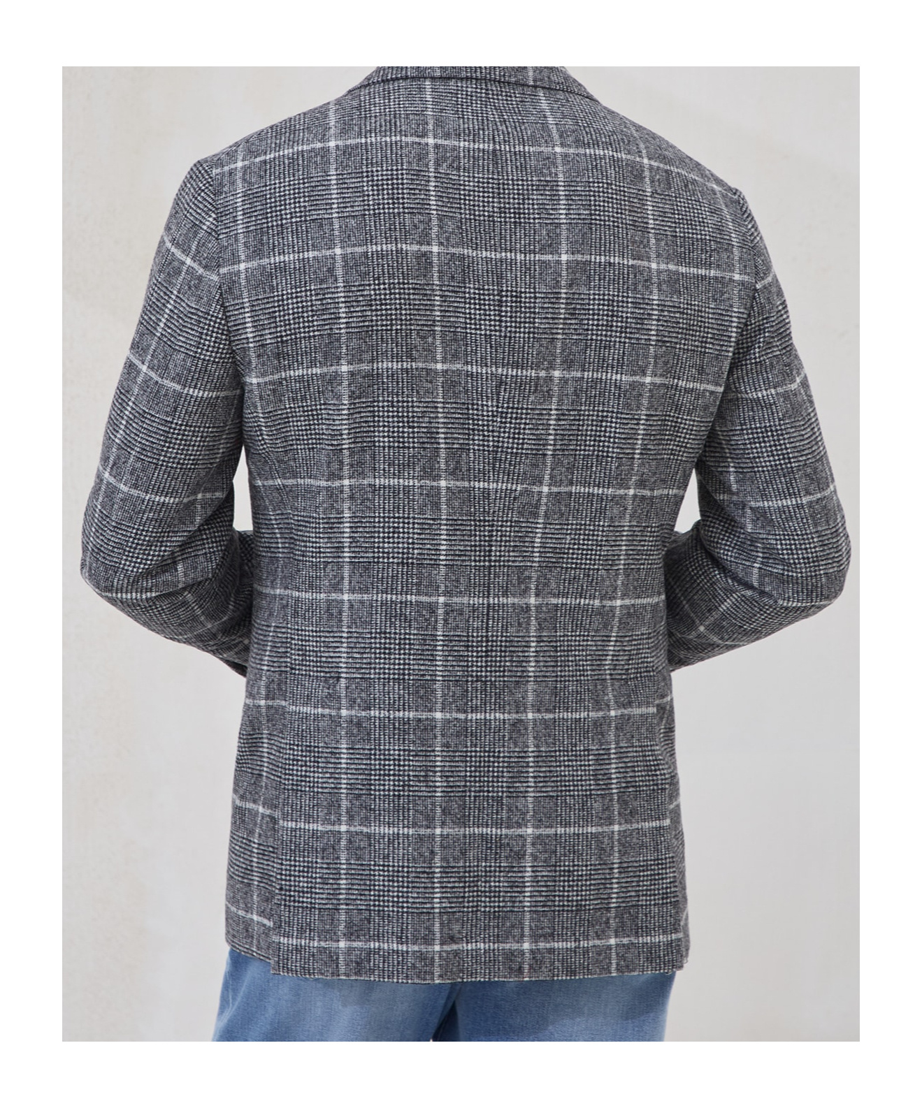 Brunello Cucinelli Single-breasted Blazer In Gray