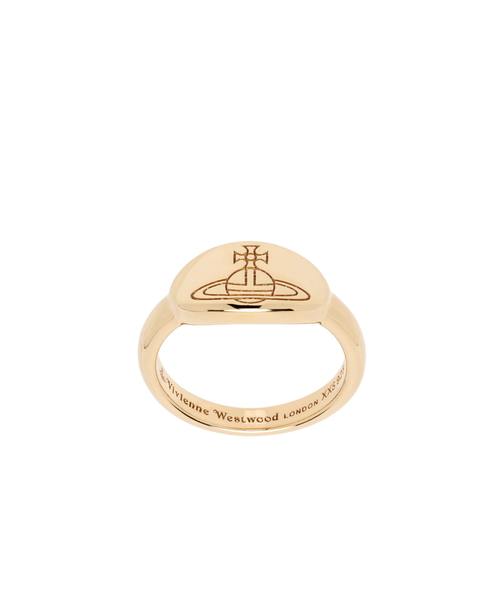Vivienne Westwood Tilly Ring Gold Silver Unisex In Yellow