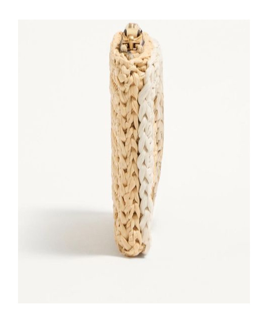 Valentino Viva Superstar Crocheted Faux Raffia Clutch