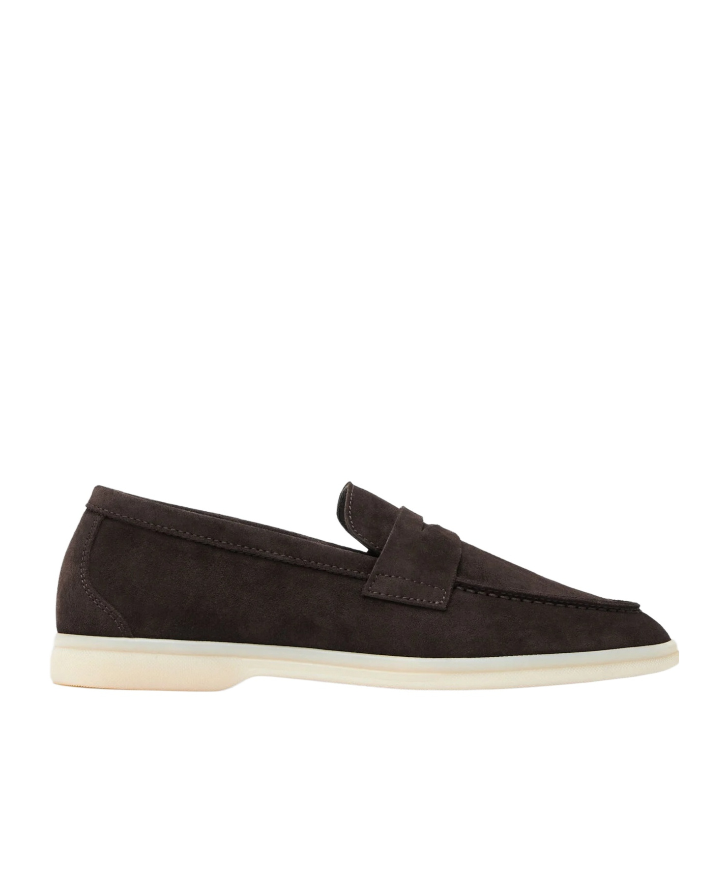 Scarosso Luciana Almond Toe Loafers In Brown