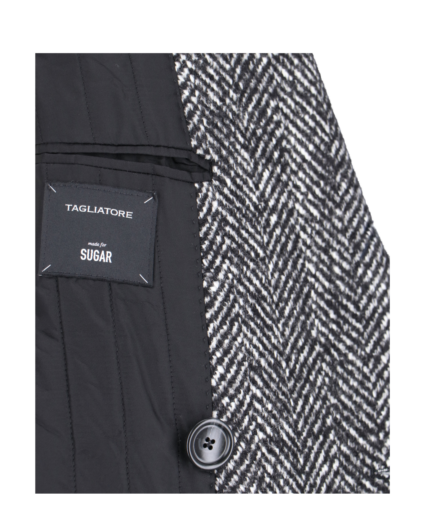 Shop Tagliatore Double-breasted Coat In Gray