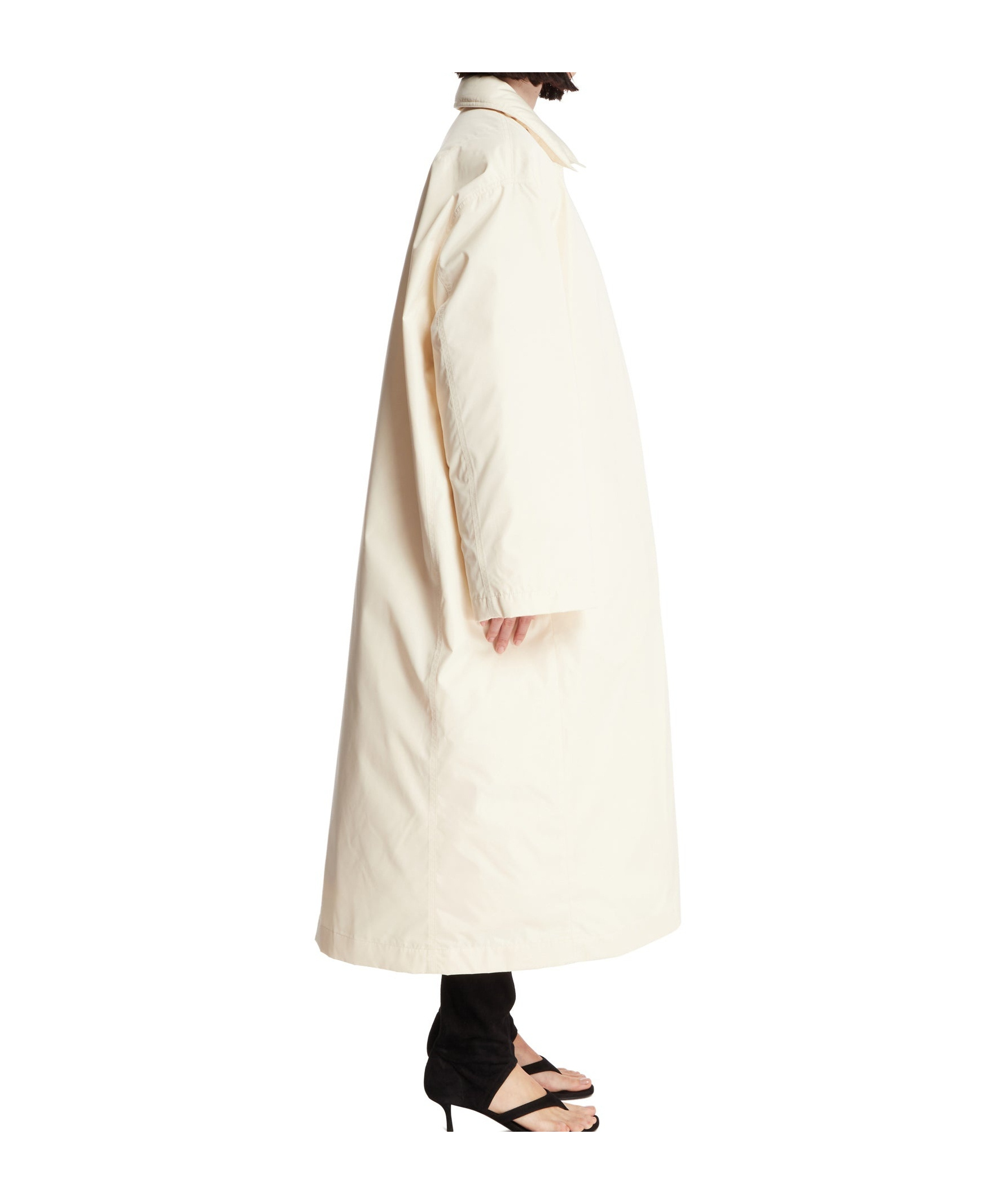 Jil Sander Long-sleeved Cotton Jacket In Neutral