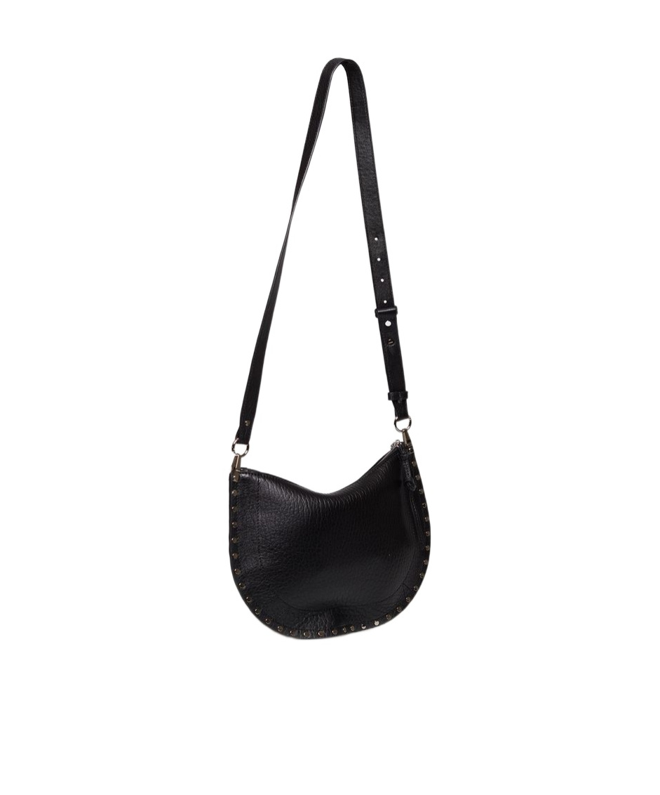Isabel Marant Zipper Shoulder Bag In Black