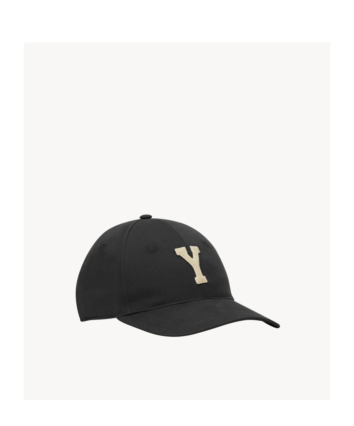 Saint Laurent Baseball Cap With Brim Brim In Black