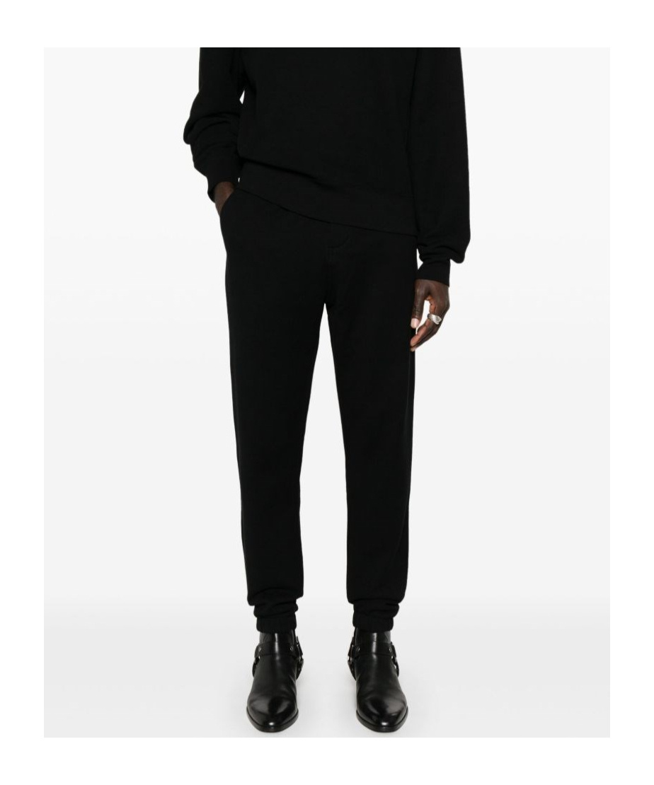 Saint Laurent Cassandre-logo Track Pants In Black