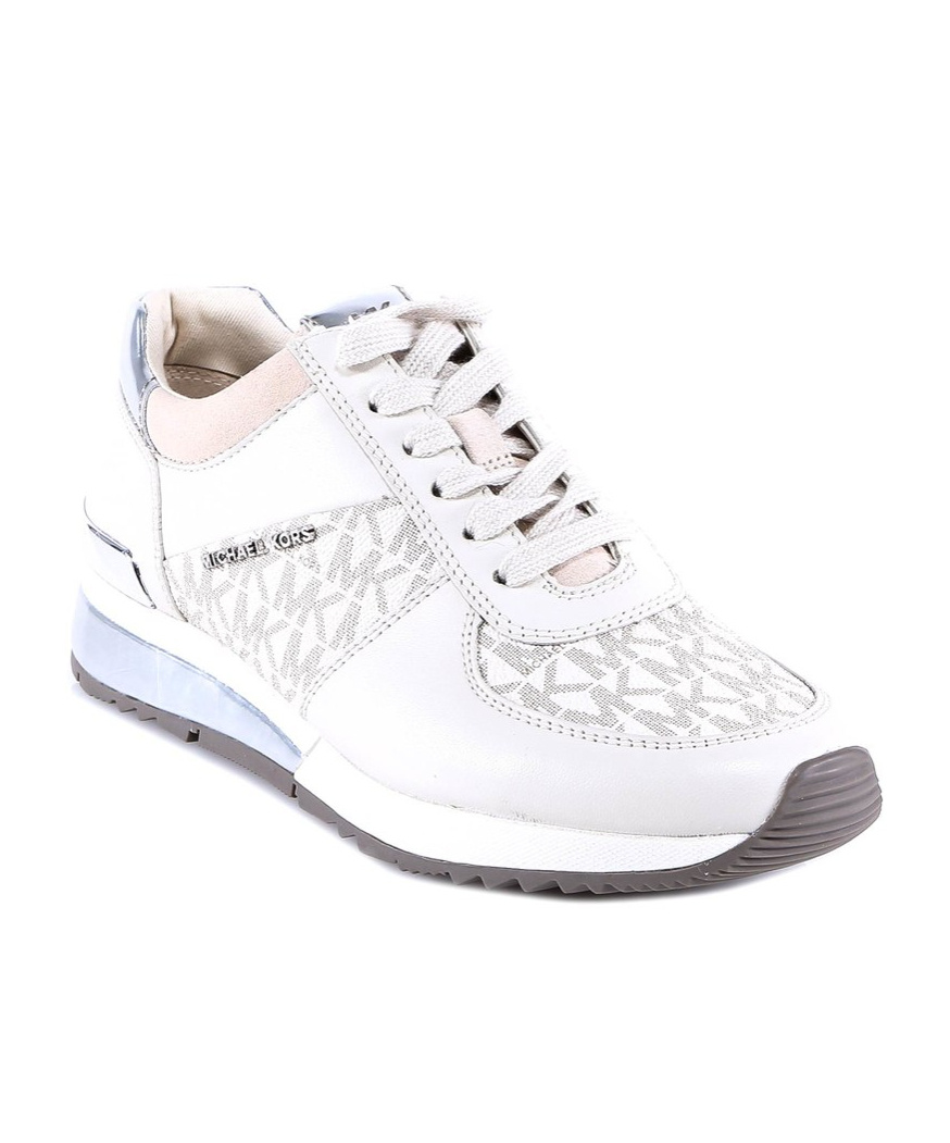 Michael Michael Kors Contrast Panel Sneakers In White
