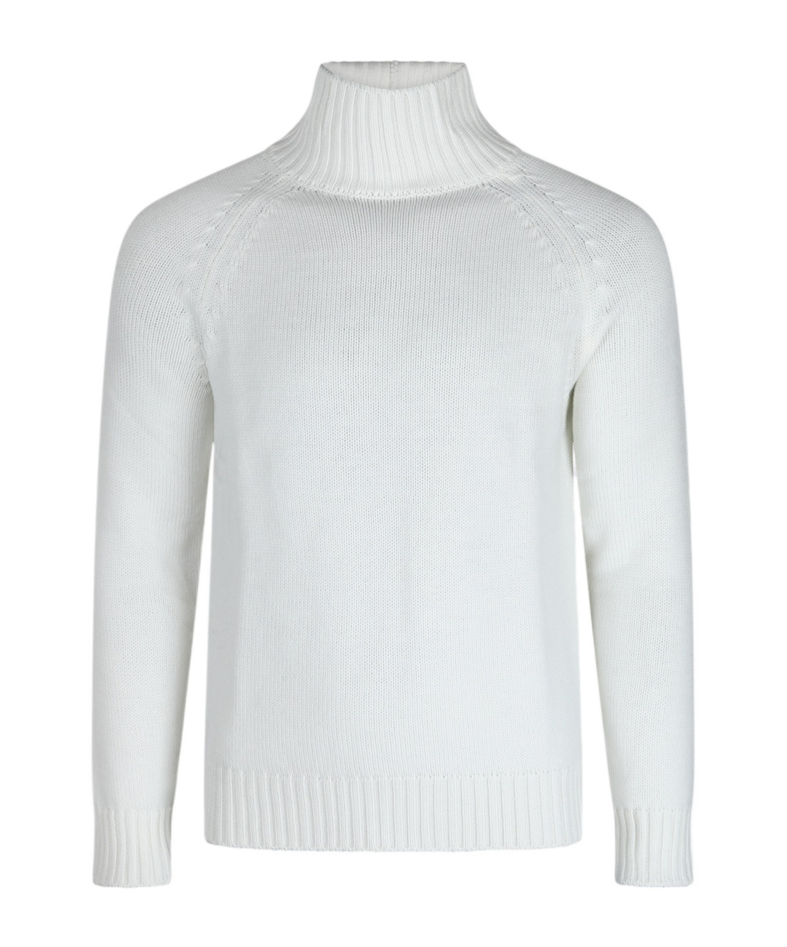 Eleventy Ribbed-detail Sweater In White