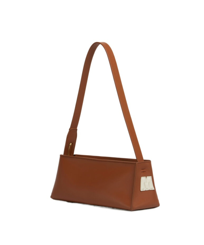 Marni Museo Hobo Leather Shoulder Bag In Brown