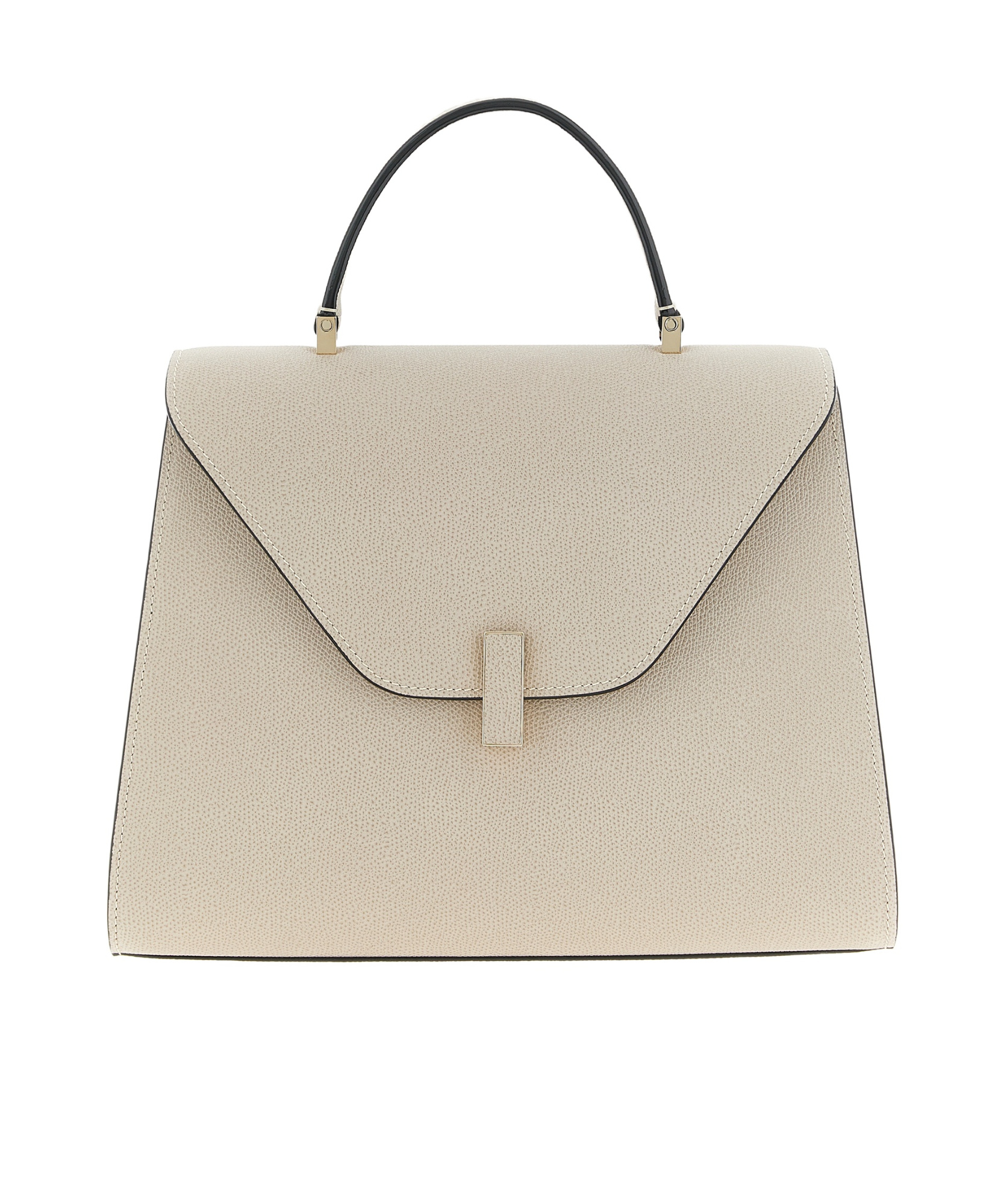 Valextra Iside Large Shoulder Bag Top Handle Strap In Neutral