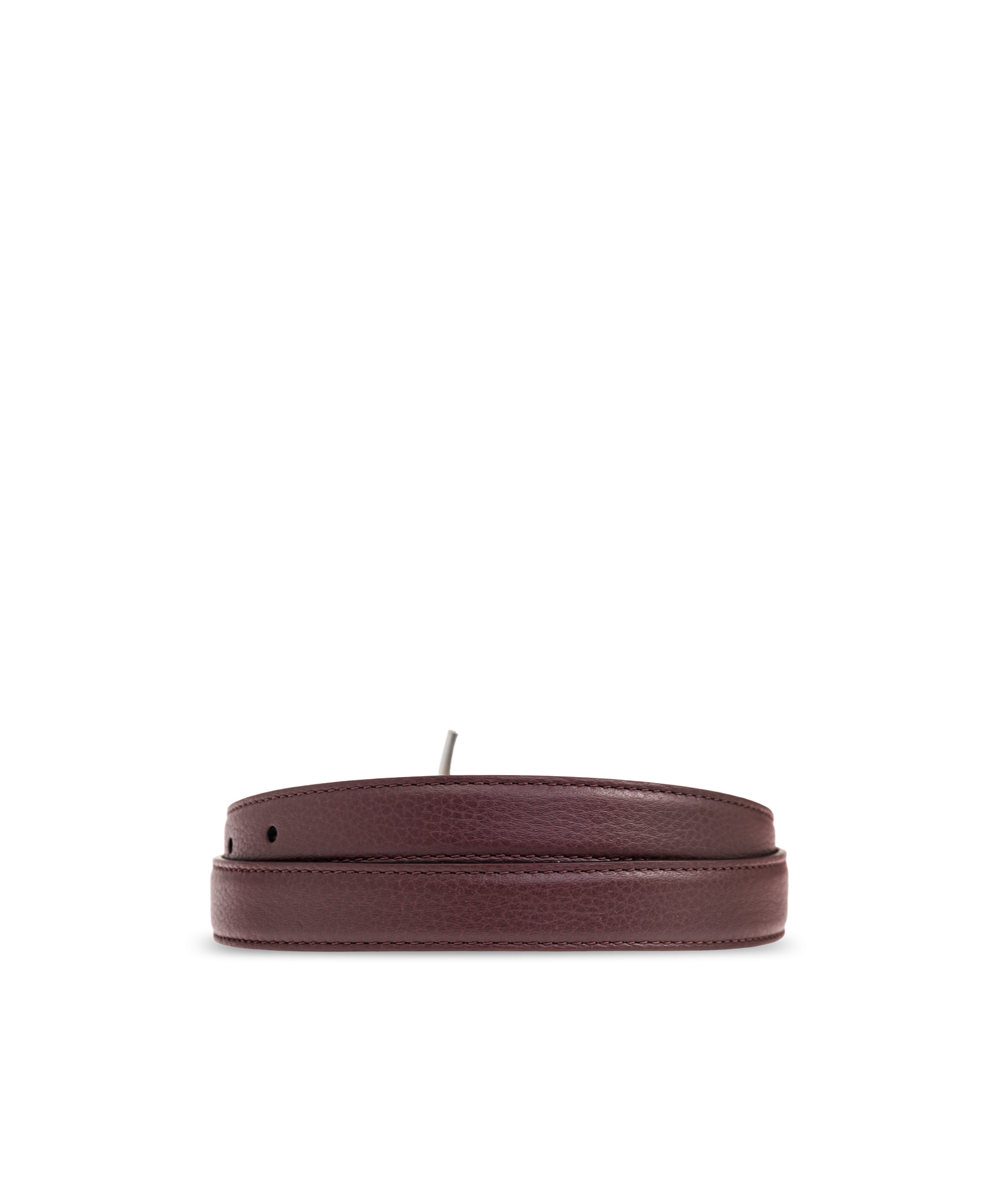 Alexander Mcqueen T-bar Leather Belt In Brown