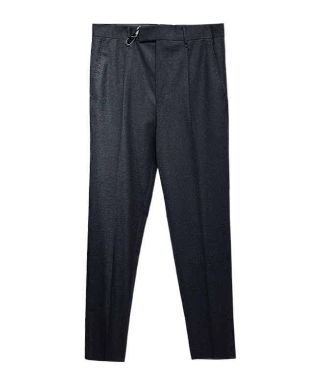 Zegna Belt-loop Casual Pants In Black